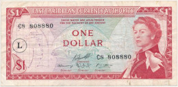 Kelet-Karibi Államok DN (1965) 1$ T:VG Folt East Caribbean States ND (1965) 1 Dollar C:VG Spot Krause P#13 - Non Classés