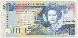 Kelet-Karibi Államok / Antigua & Barbuda DN (1993) 10$ T:UNC East Caribbean States / Antigua & Barbuda ND (1993) 10 Doll - Sin Clasificación