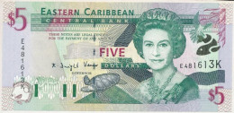 Kelet-Karibi Államok / Saint Kitts & Nevis DN (2000) 5$ T:UNC East Caribbean States / Saint Kitts & Nevis ND (2000) 5 Do - Non Classificati