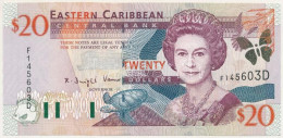 Kelet-Karibi Államok / Dominika DN (2000) 20$ T:AU East Caribbean States / Dominica ND (2000) 20 Dollars C:AU Krause P#3 - Unclassified