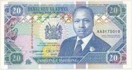 Kenya 1993. 20Sh T:UNC Kenya 1993. 20 Shillings C:UNC  Krause P#31a - Sin Clasificación