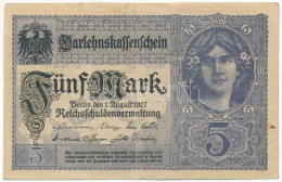 Német Birodalom 1917. 5M T:F German Empire 1917. 5 Mark C:F Krause P#56. - Non Classificati
