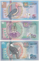 Suriname 2000. 5G + 10G + 25G T:UNC,AU Suriname 2000. 5 Gulden + 10 Gulden + 25 Gulden C:UNC,AU Krause P#146, P#147, P#1 - Ohne Zuordnung