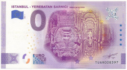 Törökország 2020. 0E "Yerebatan Sarnici" Szuvenír Bankjegy T:UNC Turkey 2020. 0 Euro "Yerebatan Sarnici" Souvenir Bankno - Ohne Zuordnung