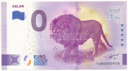 Törökország 2022. 0E "Aslan" Szuvenír Bankjegy T:UNC Turkey 2022. 0 Euro "Aslan" Souvenir Banknote C:UNC - Sin Clasificación