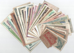 33db-os Vegyes Külföldi Bankjegy Tétel A Világ Minden Tájáról, Közte Kambodzsa, Német Harmadik Birodalom, NDK, Jugoszláv - Non Classés