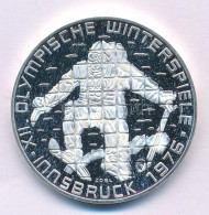 Ausztria 1974. 100Sch Ag "Innsbruck - XII. Téli Olimpia 1976 / Lesikló Sánc" T:AU (PP) Austria 1974. 100 Schilling Ag "W - Unclassified