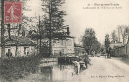 D4336 BLANGY SUR BRESLE L'abreuvoir Et Le Chemin Du Marais - Blangy-sur-Bresle