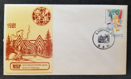 Sweden NSF Scout 1981 Scouting Jamboree Scouts (stamp FDC) - Cartas & Documentos