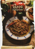 Recette Du Pays Basque - AXOA D'ESPELETTE. CPM En Forme De Parchemin - Editions THOUAND N° 003401 - Recipes (cooking)