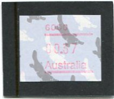 AUSTRALIA - 1987  37c  FRAMA  PLATYPUS  POSTCODE  6000 (PERTH)  MINT NH - Vignette [ATM]