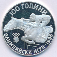 Bulgária 1995. 1000L Ag "Az Olimpiai Játékok 100 éve - Lovaglás" T:PP Fo. Bulgaria 1995. 1000 Leva Ag "100 Years Of Olym - Unclassified