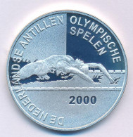 Holland-Antillák 2000. 25G Ag "2000. évi Olimpiai Játékok Sydney" T:PP  Netherlands Antilles 2000. 25 Gulden Ag "Olympic - Zonder Classificatie