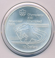 Kanada 1974. 10$ Ag "Montreali Olimpia - Kenu" Kapszulában T:UNC Canada 1974. 10 Dollars Ag "Montreal Olympic Games - Ca - Unclassified