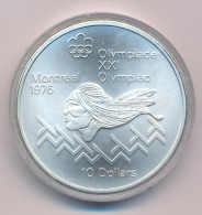 Kanada 1975. 10D Ag "Montreali Olimpia - Leo Yerxa" T:UNC Canada 1975. 10 Dollars Ag "Montreal Olympic Games - Leo Yerxa - Non Classés