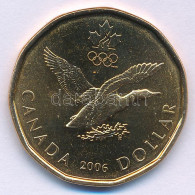 Kanada 2006. 1$ Bronzozott Ni "Téli Olimpia 2006 - Lucky Loonie" Forgalmi Emlékkiadás T:AU Patina Canada 2006. 1 Dollar  - Non Classés