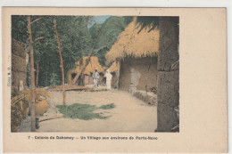 CPA - Colonie Du Dahomey - Benin - Un Village Aux Environs De Porto--Novo - Dahome