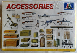 Boite Figurines 1-35è ITALERI 407 1988 ACCESSOIRES No Airfix Esci Atlantic Matchbox Revell. - Army