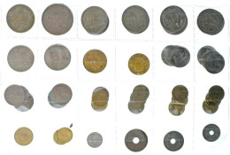 ~46db-os Thaiföldi Fém érmetétel T:vegyes ~46pcs Of Mixed Thai Coin Lot C:mixed - Non Classés