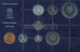 Holland Antillák 1984. 1c - 2 1/2G (7xklf) Forgalmi Sor + "Rijks Munt" Cu Zseton Műanyag Dísztokban T:UNC A Tok Kissé Sé - Zonder Classificatie