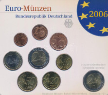 Németország 2006G 1c-2E (8xklf) + 2E "Schleswig-Holstein" Forgalmi Szett Műanyag Tokban T:UNC Germany 2006G 1 Cent - 2 E - Unclassified
