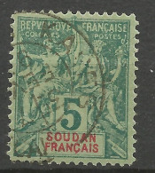 SOUDAN N° 6 Faux Fournier CACHET KAYES / Used - Oblitérés