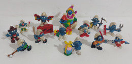 64142 Cs12 Action Figure - Lotto 13 Puffi - Schleich - Smurfs