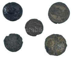 Római Birodalom 5db-os Bronz érmetétel T:VF,F Roman Empire 5pcs Bronze Coin Lot C:VF,F - Zonder Classificatie