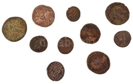 Római Birodalom 10db-os Bronz érmetétel, Közte Császárnék Portréi T:F Roman Empire 10pcs Bronze Coin Lot, Within Portrai - Unclassified