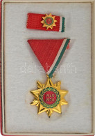 1970. "Felszabadulási Jubileumi Emlékérem" Aranyozott, Zománcozott Bronz Kitüntetés Mellszalagon, Miniatűrrel Szalagsávo - Zonder Classificatie