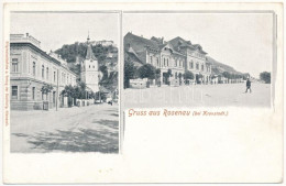 * T2/T3 1916 Barcarozsnyó, Rozsnyó, Rasnov, Rosenau; Utca. Hiemesch Kiadása / Street View (fl) - Ohne Zuordnung