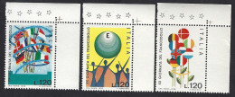 Italia 1978; Giornata Del Francobollo, Serie Completa D' Angolo. - 1971-80: Mint/hinged