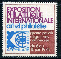 Vignette Exposition Philatélique Internationale De Paris "ARPHILA75" - Exposiciones Filatélicas