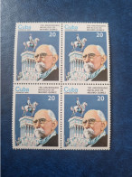 CUBA  NEUF  1986  MAXIMO  GOMEZ  //  PARFAIT  ETAT  //  1er  CHOIX  // Bloc De 4 - Unused Stamps