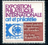 Vignette Exposition Philatélique Internationale De Paris "ARPHILA75" - Philatelic Exhibitions