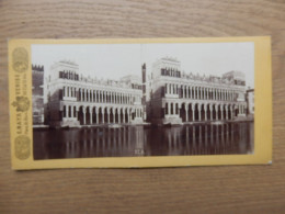 PHOTO STEREOSCOPIQUE VENISE PLACE SAINT-MARC - Stereo-Photographie