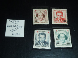 MONACO TIMBRE 1951 N°379A/382A - NEUF SANS CHARNIERE (20/09) - Neufs