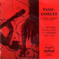 RICARDO SANCHEZ - FR EP - PASO-DOBLES  - EL RELICARIO + 3 - Wereldmuziek
