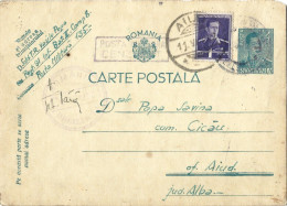 ROMANIA 1942 POSTCARD, MILITARY CENSORED, OPM 135, POSTCARD STATIONERY - 2. Weltkrieg (Briefe)