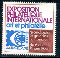 Vignette Exposition Philatélique Internationale De Paris "ARPHILA75" - Philatelic Exhibitions