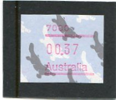 AUSTRALIA - 1987  37c  FRAMA  PLATYPUS  POSTCODE  7000 (HOBART)  MINT NH - Automaatzegels [ATM]