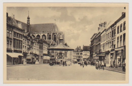 Breda - Groote Markt Met Volk - Breda