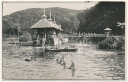 * T2/T3 Boksánbánya, Németbogsán, Deutsch-Bogsan, Bocsa Montana; Strand, Fürdőzők / Spa, Bathers. Fotograf J. Dreher Pho - Sin Clasificación