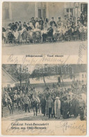 T2/T3 1913 Felsőbencsek, Németbencsek, Német-Bencsek, Bencecu De Sus (Temes); Tiszti étkezet, Katonák Ebéd Közben Az étt - Sin Clasificación
