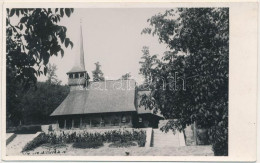 * T4 1936 Ferencbánya, Forgácskút, Ticu Colonie (Kolozs, Cluj); Ortodox Fatemplom / Orthodox Wooden Church. Foto-Omnia P - Sin Clasificación