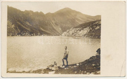 T3 1932 Fogaras, Fagaras; Lacul Si Varful Urlei / Urlei-See Mit Spitze / Urlea Tó és Hegy / Lake And Mountain. Fot. Orig - Zonder Classificatie