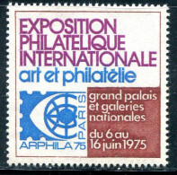 Vignette Exposition Philatélique Internationale De Paris "ARPHILA75" - Philatelic Exhibitions