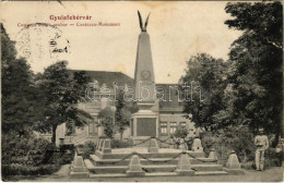 T3 1915 Gyulafehérvár, Alba Iulia; Custozza Emlékszobor. Weisz Bernát Kiadása / Custozza-Monument / Military Monument (s - Zonder Classificatie
