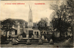 T2/T3 1911 Gyulafehérvár, Alba Iulia; Custozai ütközet Emlékoszlopa. Weisz Bernát Kiadása / Custozza-Monument / Military - Non Classés