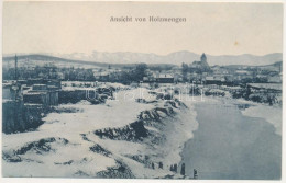 T2/T3 1913 Holcmány, Holzmengen, Hosman; Ansicht / Látkép Télen. Photograph Fr. Theil / General View In Winter (EK) - Non Classés